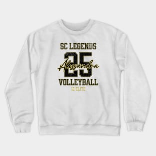 Alessandra #25 SC Legends (12 Elite) - White Crewneck Sweatshirt